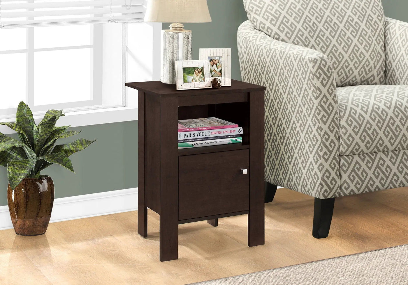 Accent Nightstands with Storage and Transitional Style by HouseOfZazla