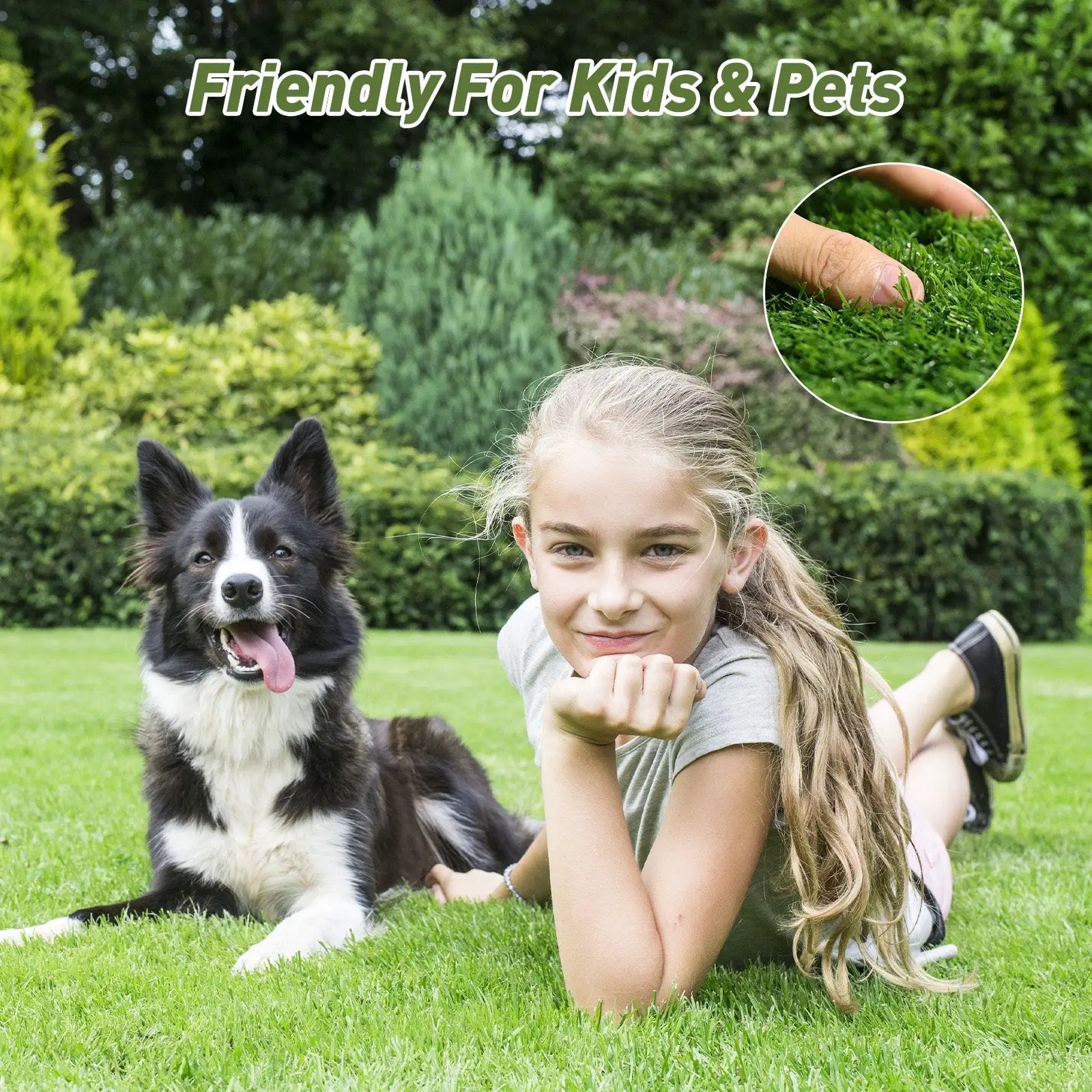 Realistic Deluxe Artificial Grass Synthetic Thick Lawn Turf Carpet by HouseOfZazla