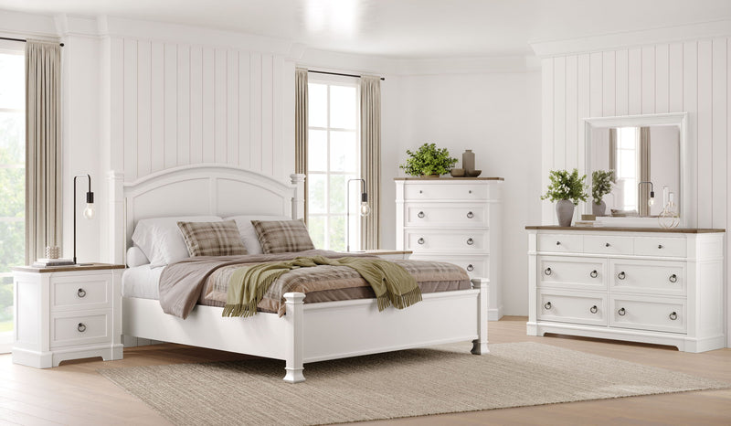 Kingston - Landscape Mirror - Whisper White And Cerused Nutmeg, photo 7 of 7
