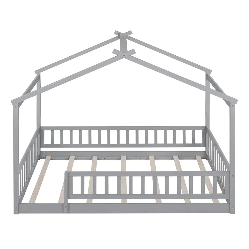 Bed House Bed Frame With Fence by Unique Piece Furniture
