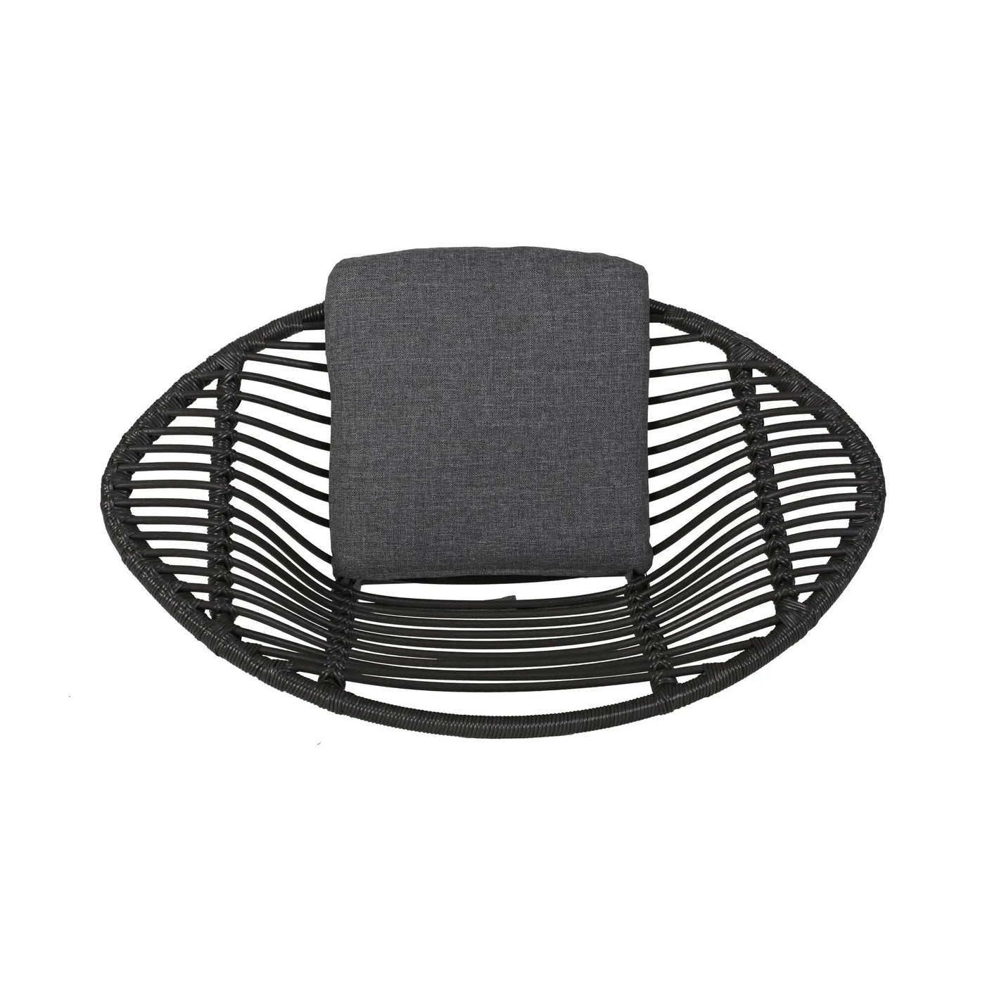 Cordella Outdoor Woven Wicker Chairs with Cushions, Set of 2 by HouseOfZazla