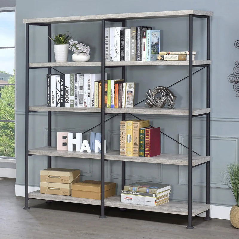 Double Wide Bookcase Shelves by HouseOfZazla