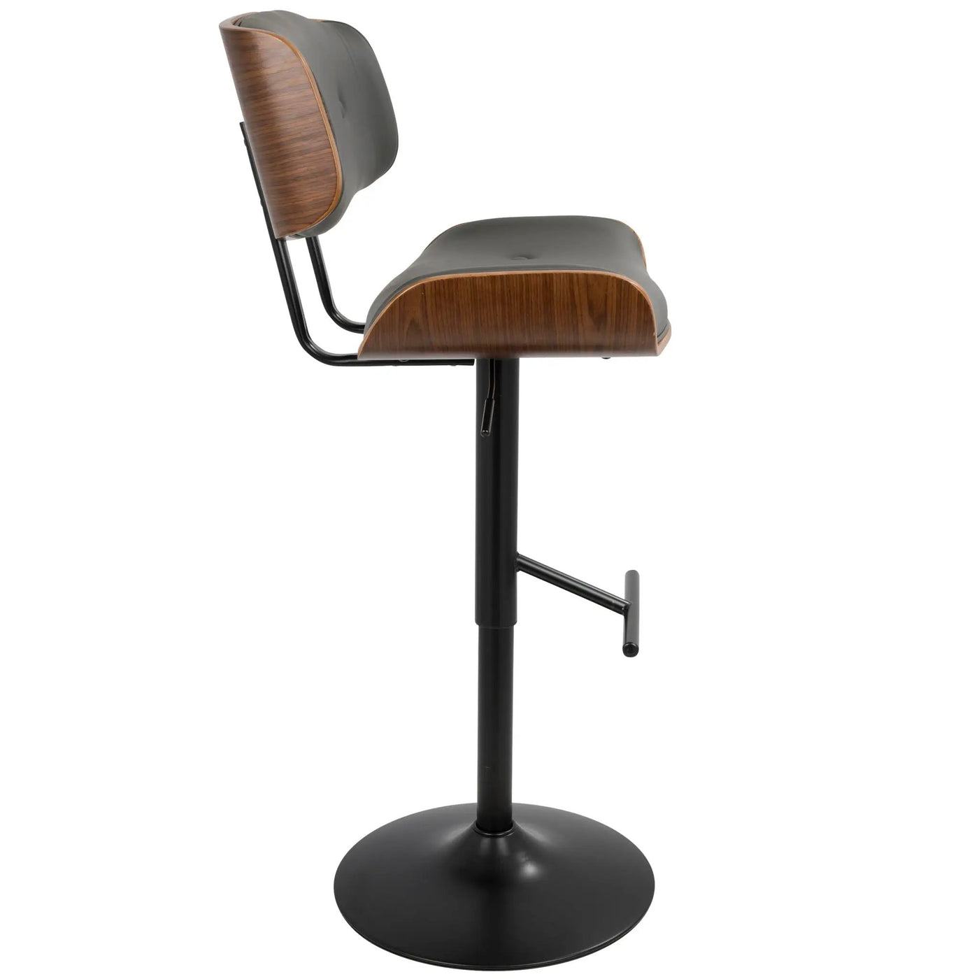 Lombardi - Mid Century Modern Adjustable Barstool by HouseOfZazla