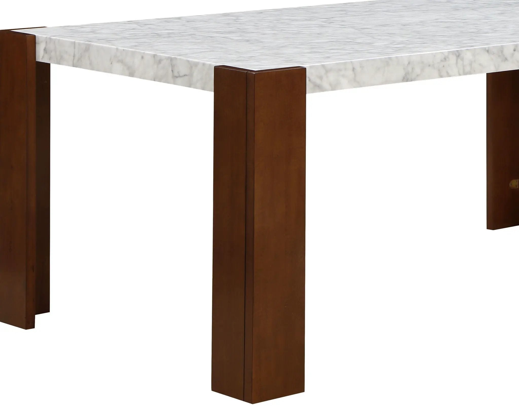 Hettie - Dining Table With Engineered Stone Top - Brown by Unique Piece Furniture
