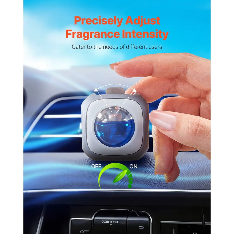 Car Air Freshener 6-Pack New Car Scent Vent Clip 4ml Each by HouseOfZazla