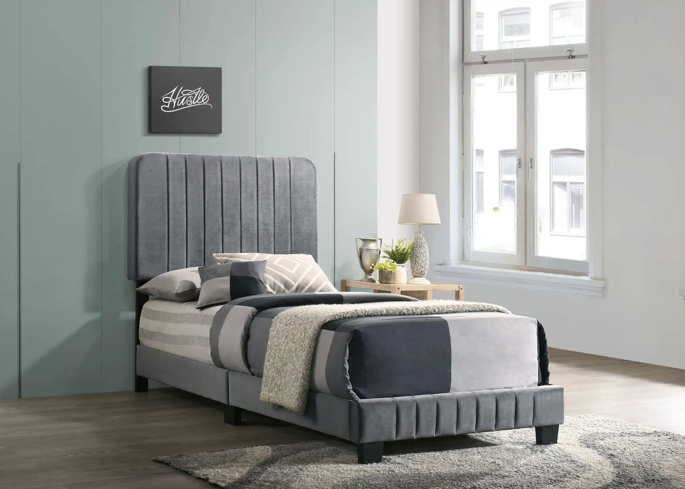 Channel Tufted Bed by HouseOfZazla
