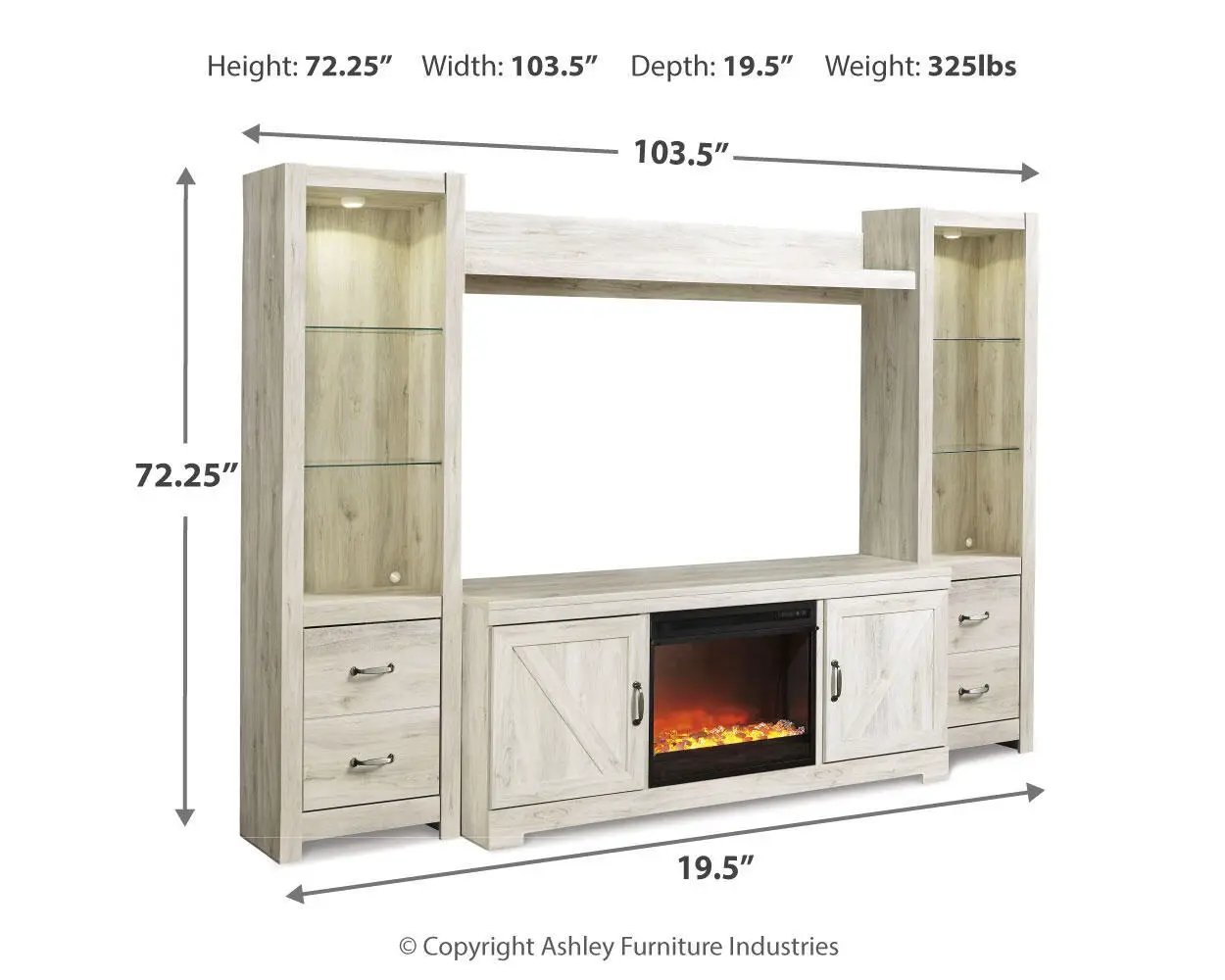 Bellaby - Entertainment Center by Unique Piece Furniture