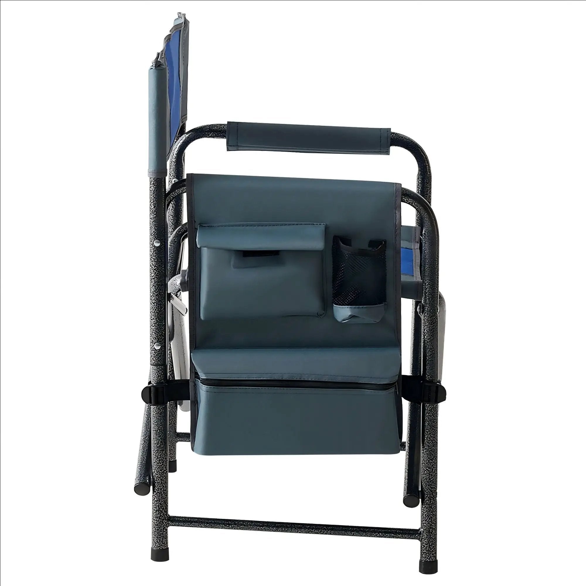 Padded Folding Outdoor Chair With Storage Pockets, Lightweight Oversized Directors Chair For Indoor, Outdoor Camping, Picnics And Fishing by HouseOfZazla