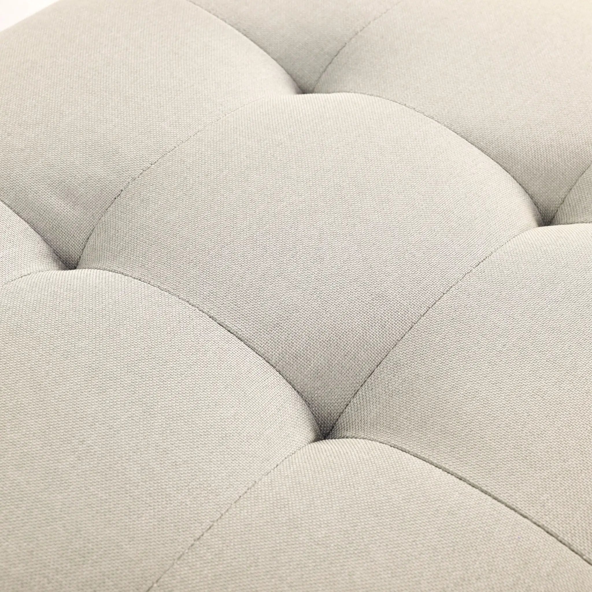 Upholstered Ottoman With Storage And Rivet Trim by Unique Piece Furniture