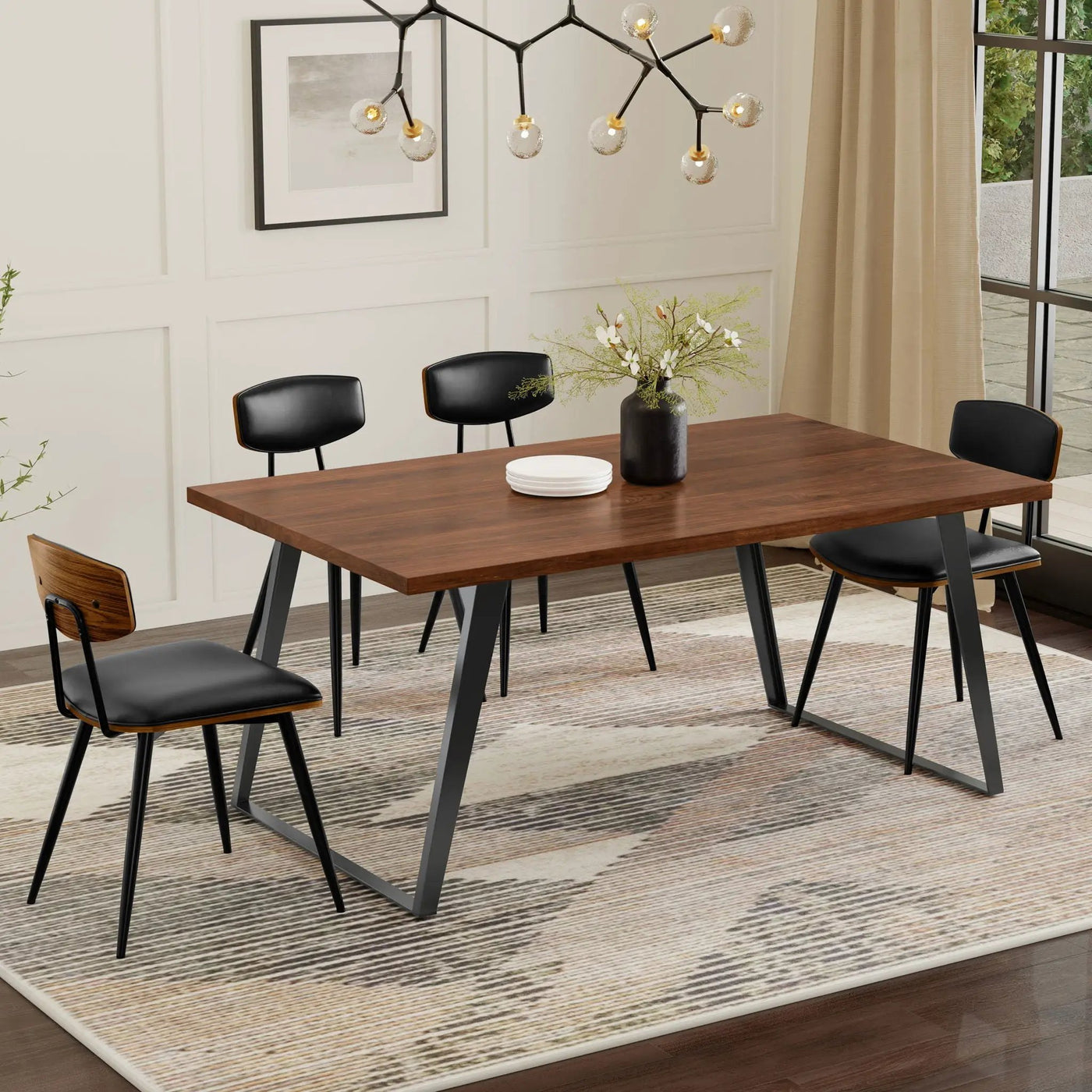 Lowry - Handcrafted Square Dining Table by HouseOfZazla