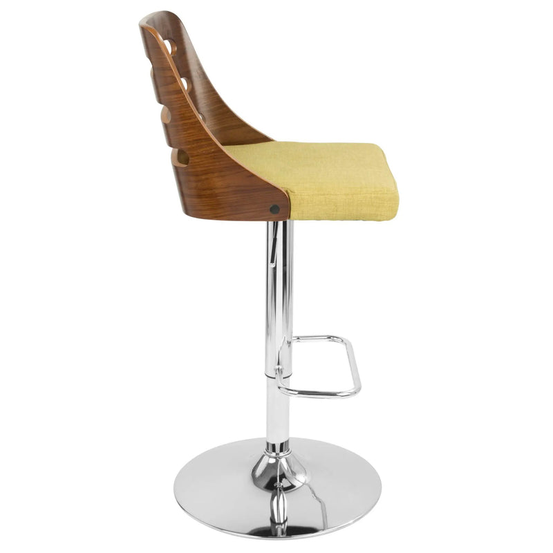 Trevi - Mid Century Modern Adjustable Barstool With Swivel by Unique Piece Furniture