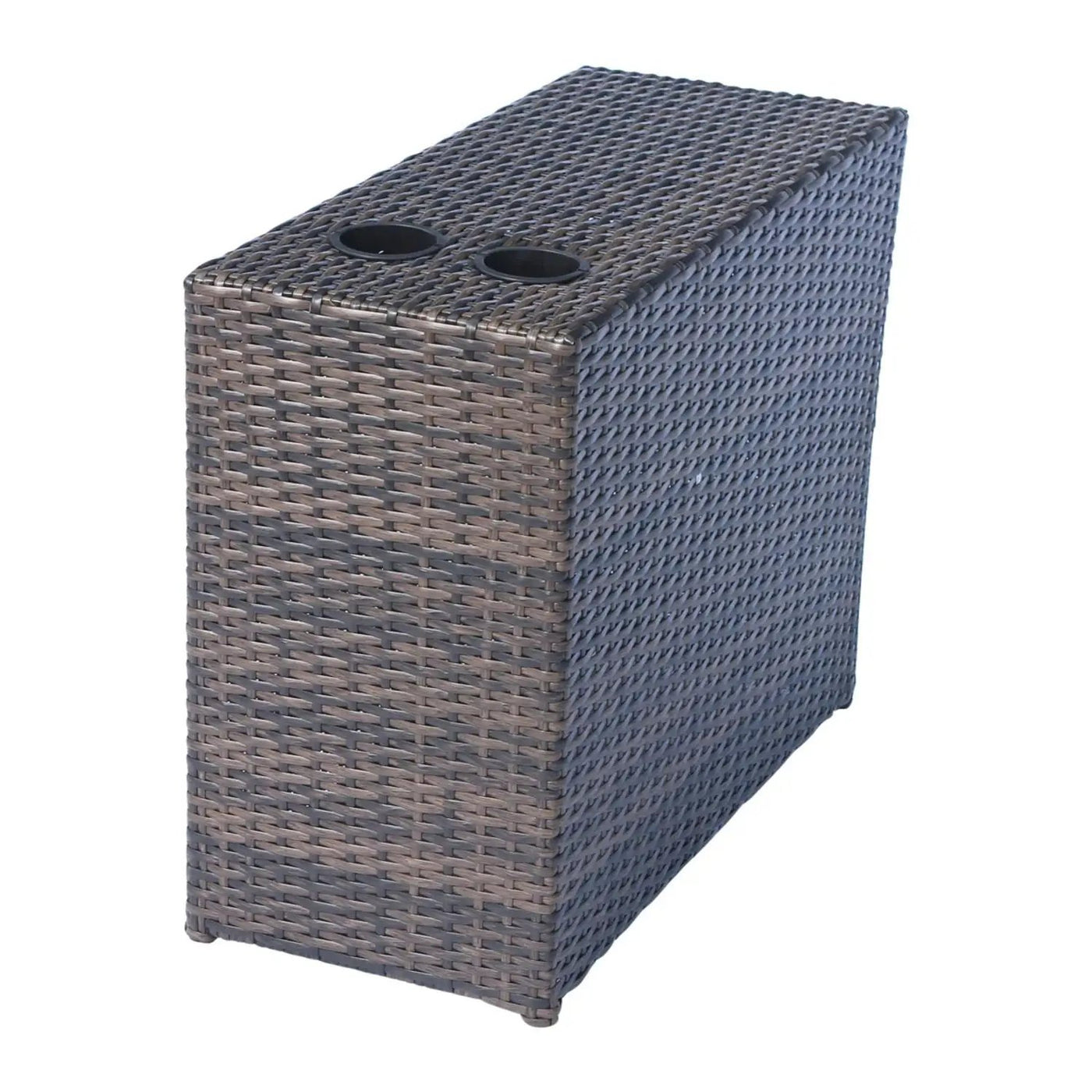 Outdoor Wicker Loveseat With Cushions by Unique Piece Furniture