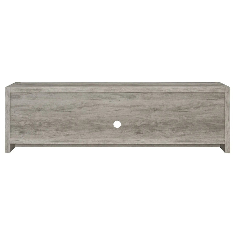 Burke 2-door Engineered Wood 71-inch TV Stand Grey Driftwood by Unique Piece Furniture