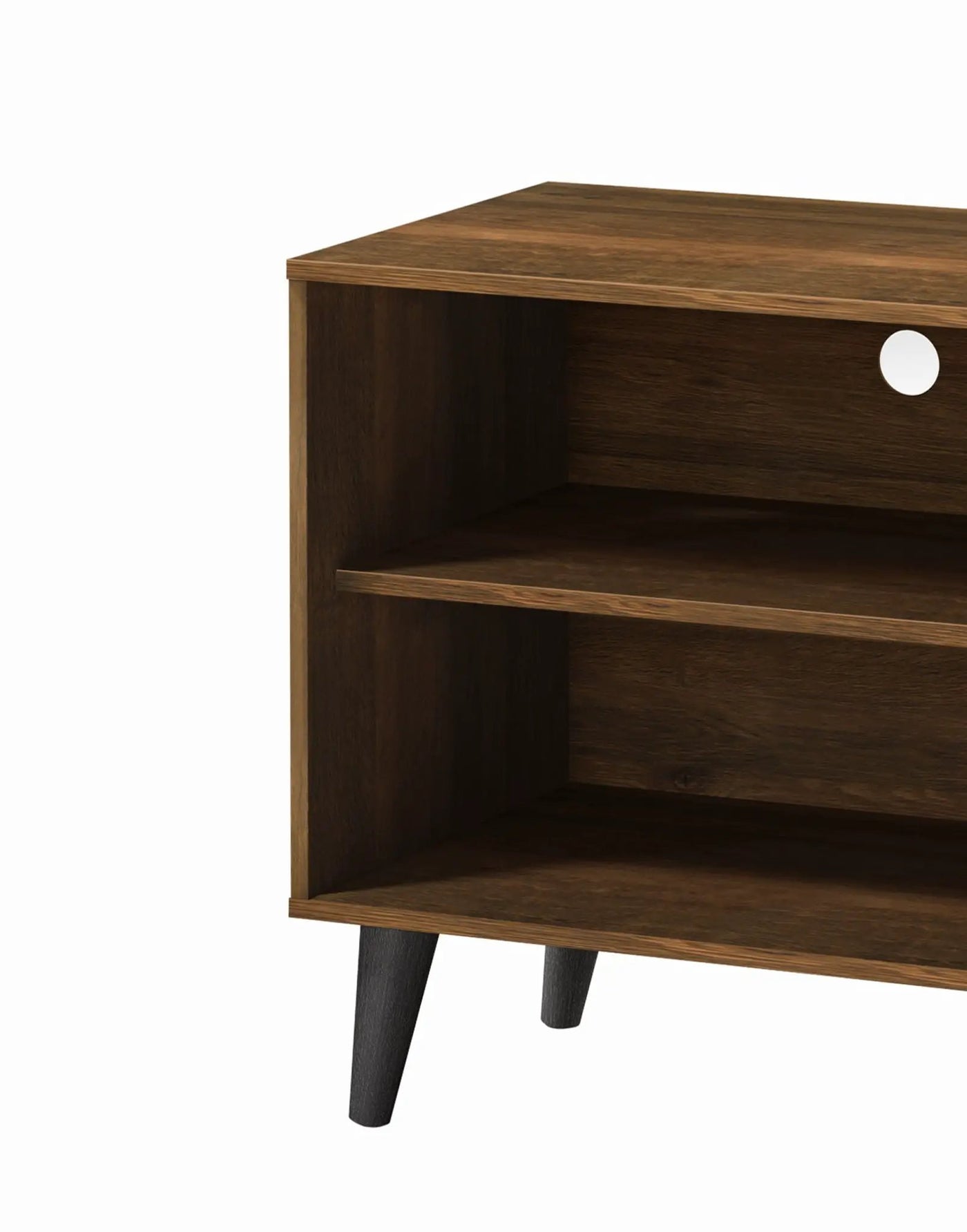 Amidon - TV Stand, With 2 Storage Shelves And 1 Cabinet by HouseOfZazla