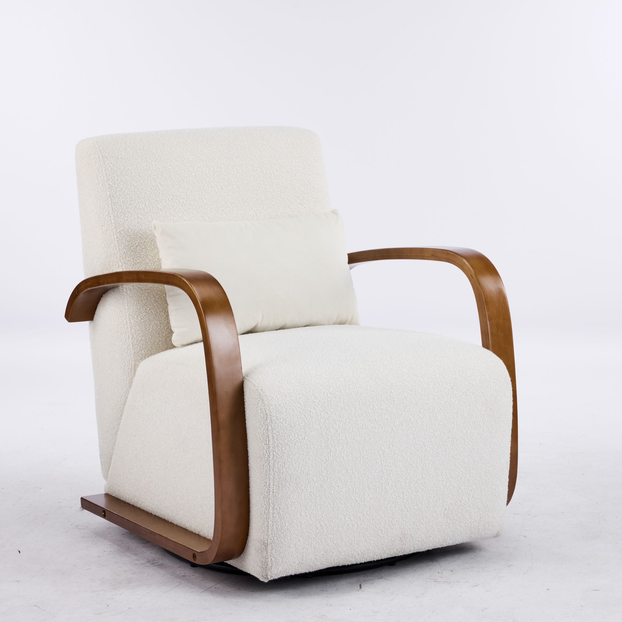Swivel Accent Rotatable Ergonomic Single Chair For Living Room by HouseOfZazla