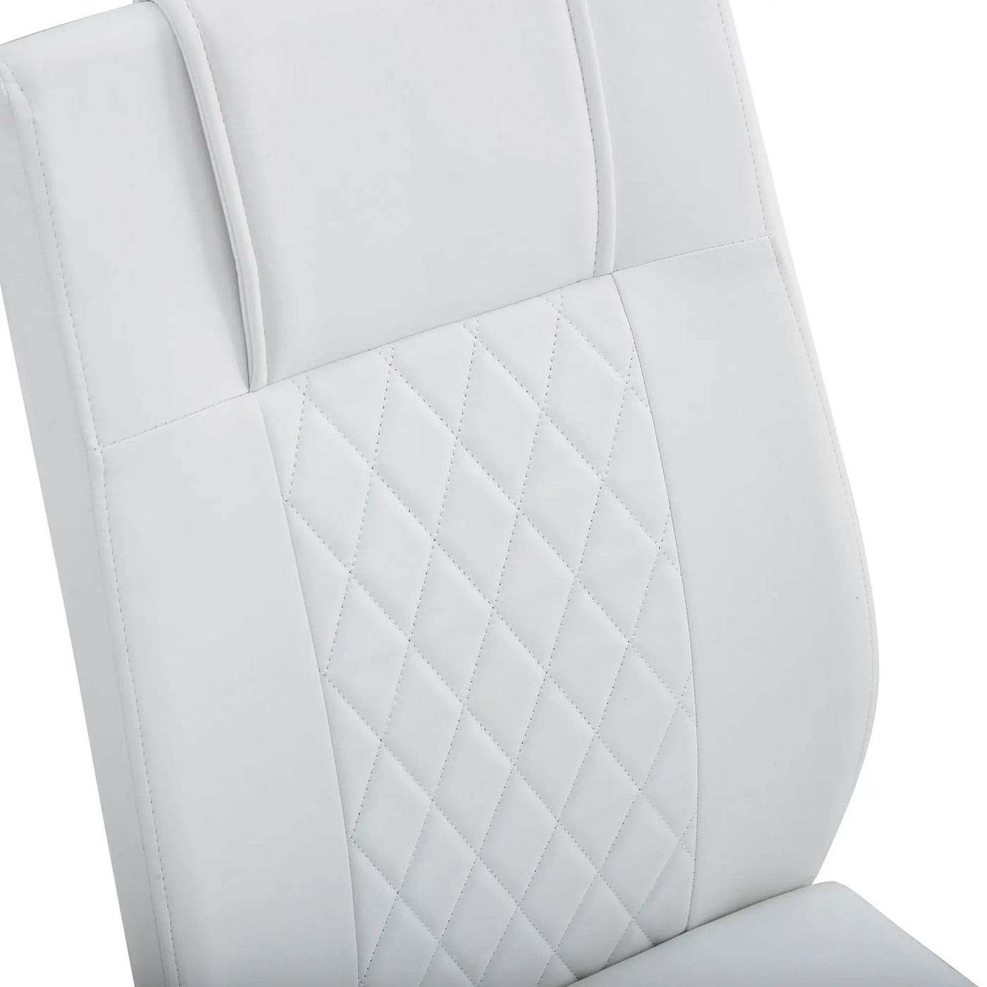 Modern Dining Chairs With Padded Seat, Metal Legs by HouseOfZazla