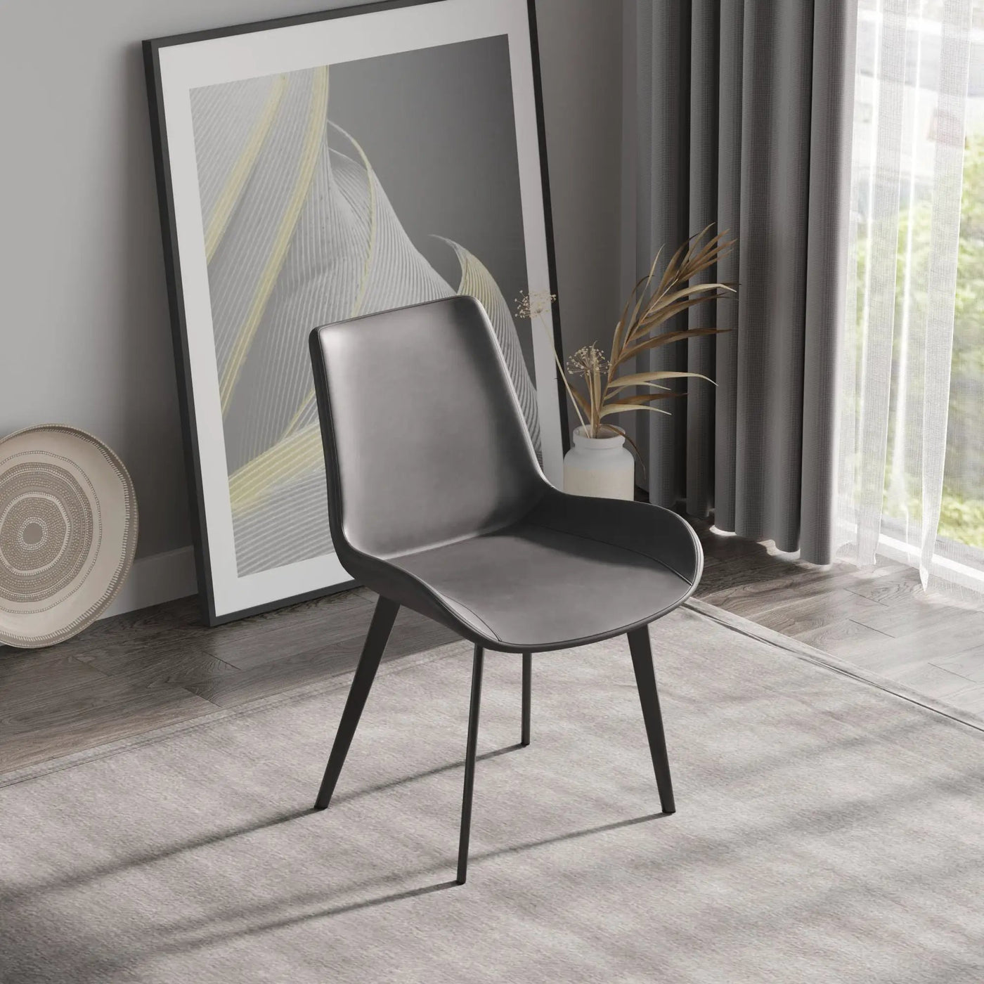 Modern Dining Chair Living Room Metal Leg Dining Chair (Set of 2) by HouseOfZazla