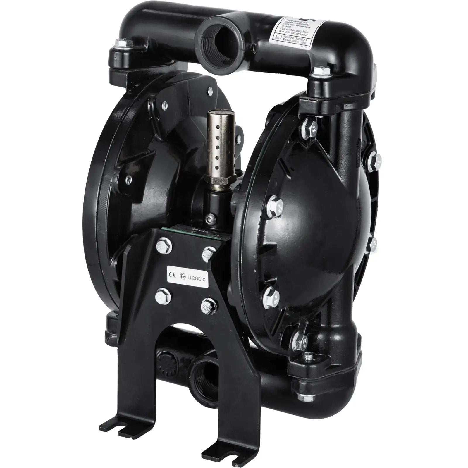 Air-Operated Double Diaphragm Pump 1 Inch Inlet Outlet Aluminum 35 GPM Max 120PSI by HouseOfZazla