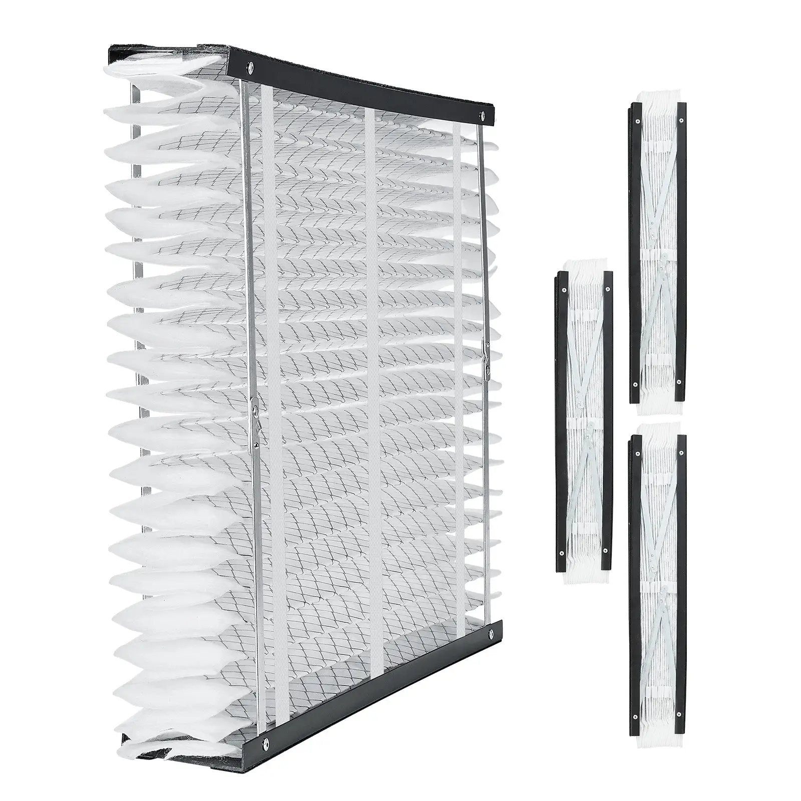 Air Filters MERV 13 Electrostatic Pleated HVAC Furnace Filter 4-Pack 20 x 25 x 4 by HouseOfZazla