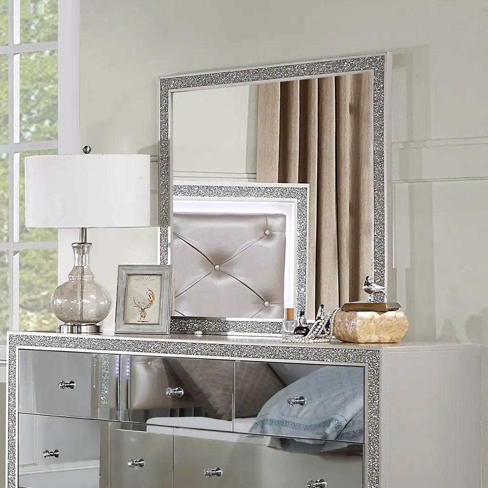 Sliverfluff - Mirror - Mirrored & Champagne by Unique Piece Furniture