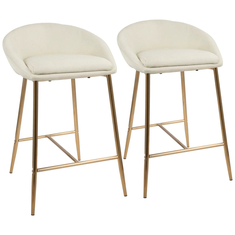 Matisse - Glam Counter Stool (Set of 2) by Unique Piece Furniture
