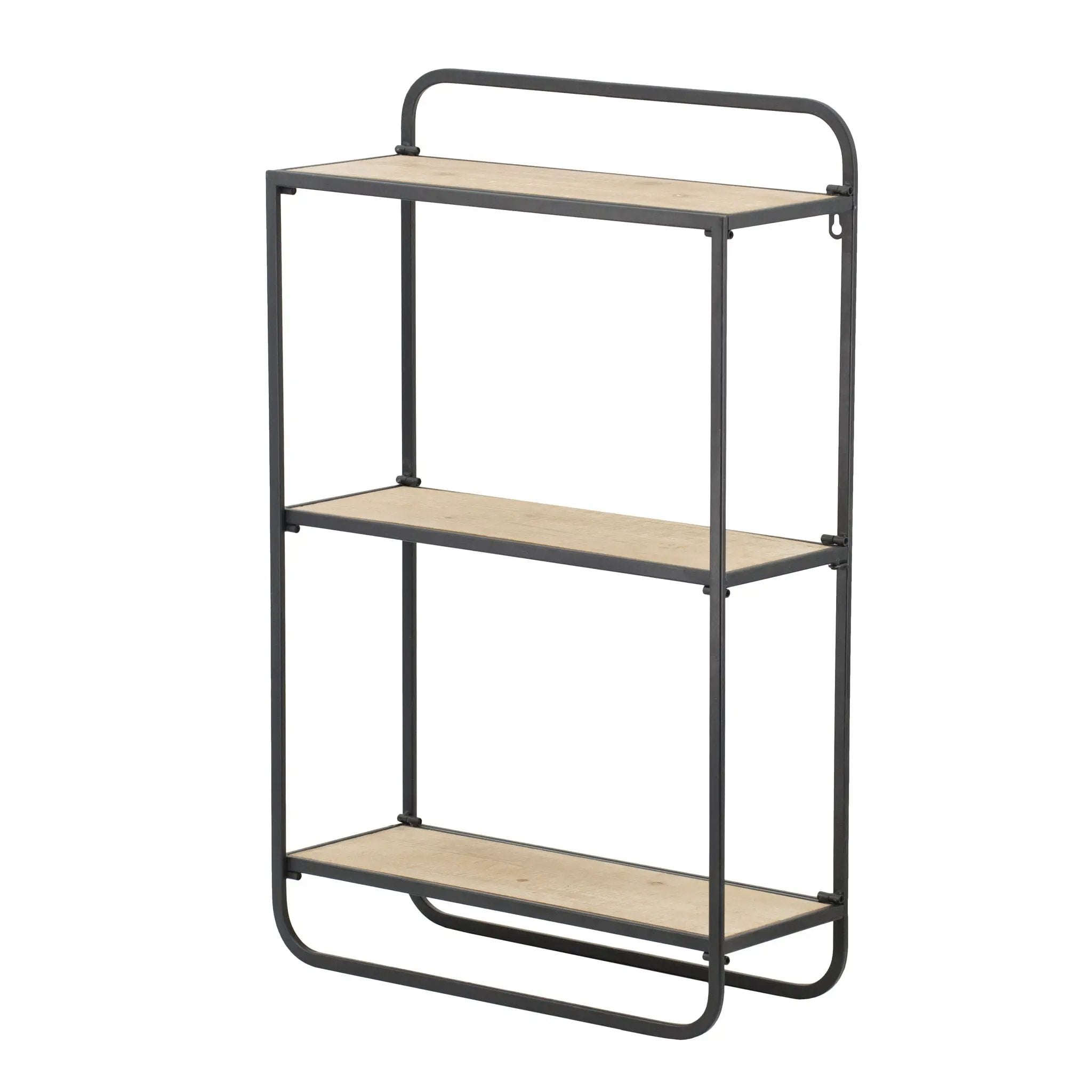Wall Shelf - Black Brown by HouseOfZazla