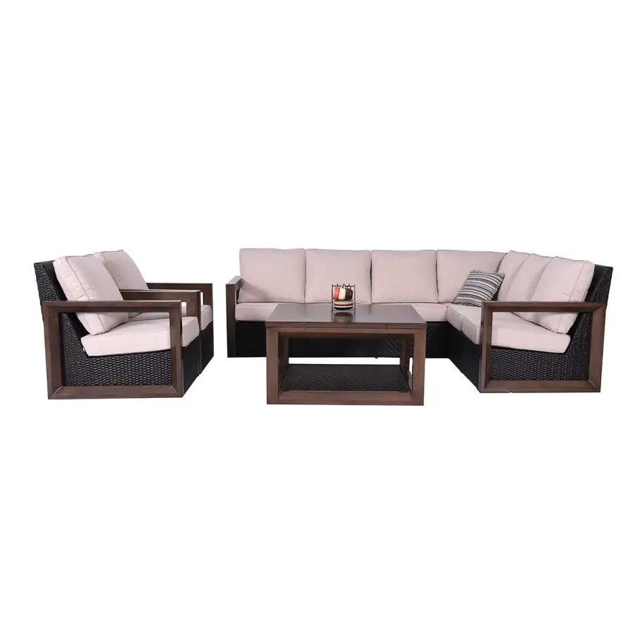 Delano 5-Piece Wicker Sectional Sofa Set by Outdoor-USA®