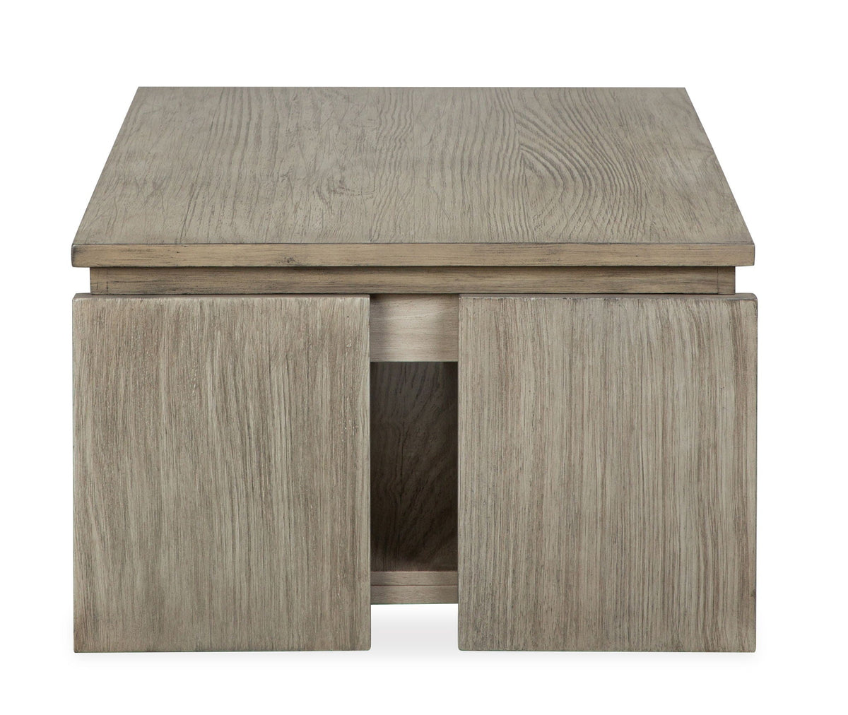 Conrad - Rectangular Lift Top Storage Cocktail Table With Casters - Stone Harbor Gray, photo 6 of 7