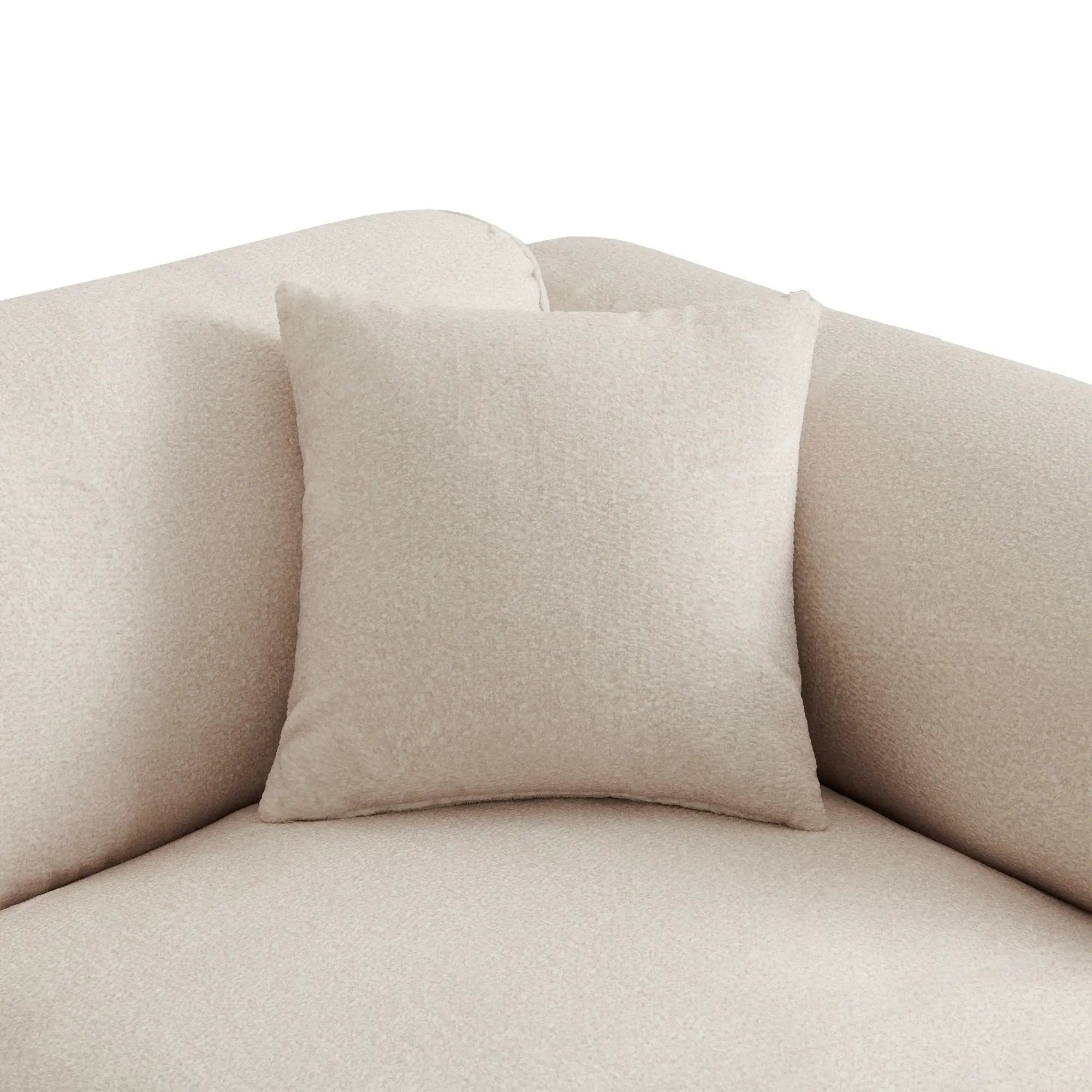 U_Style Luxury Living Room Double-Needle Cut Velvet Sofa by HouseOfZazla