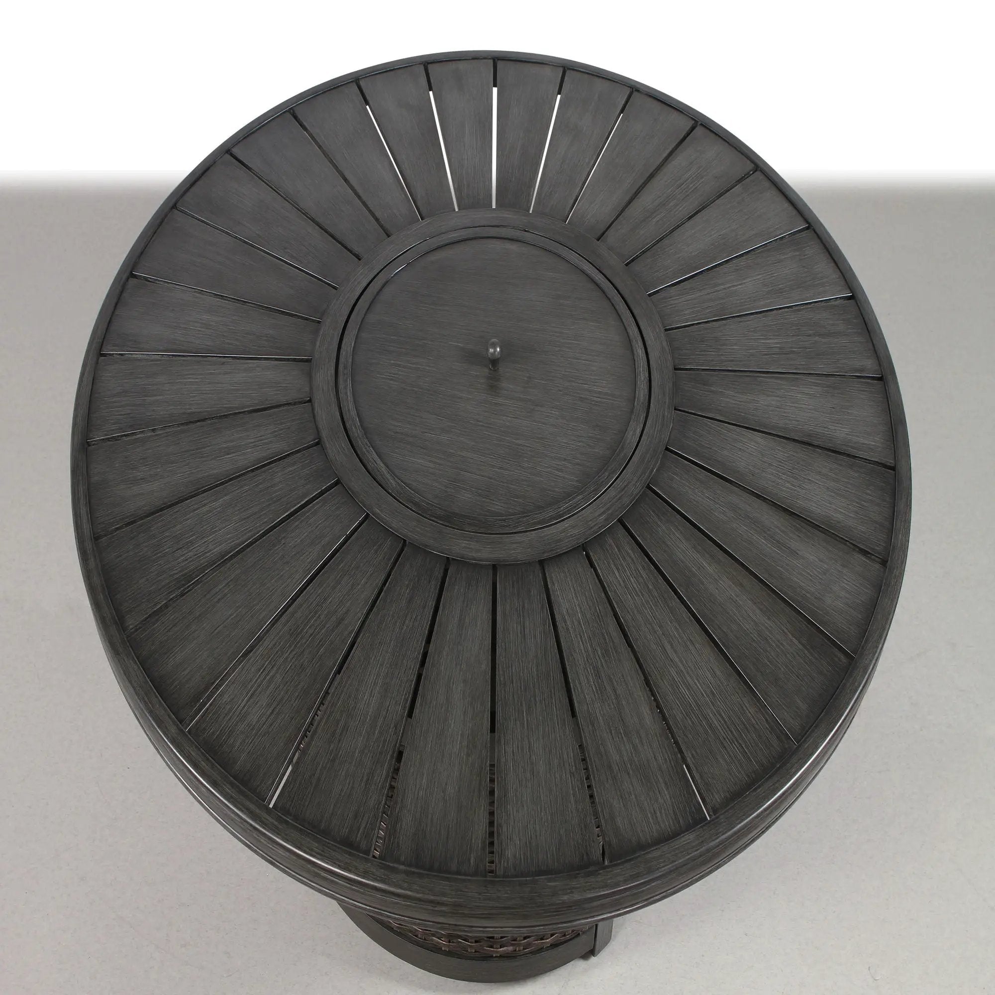 Propane Outdoor Fire Pit Table - Gray by HouseOfZazla