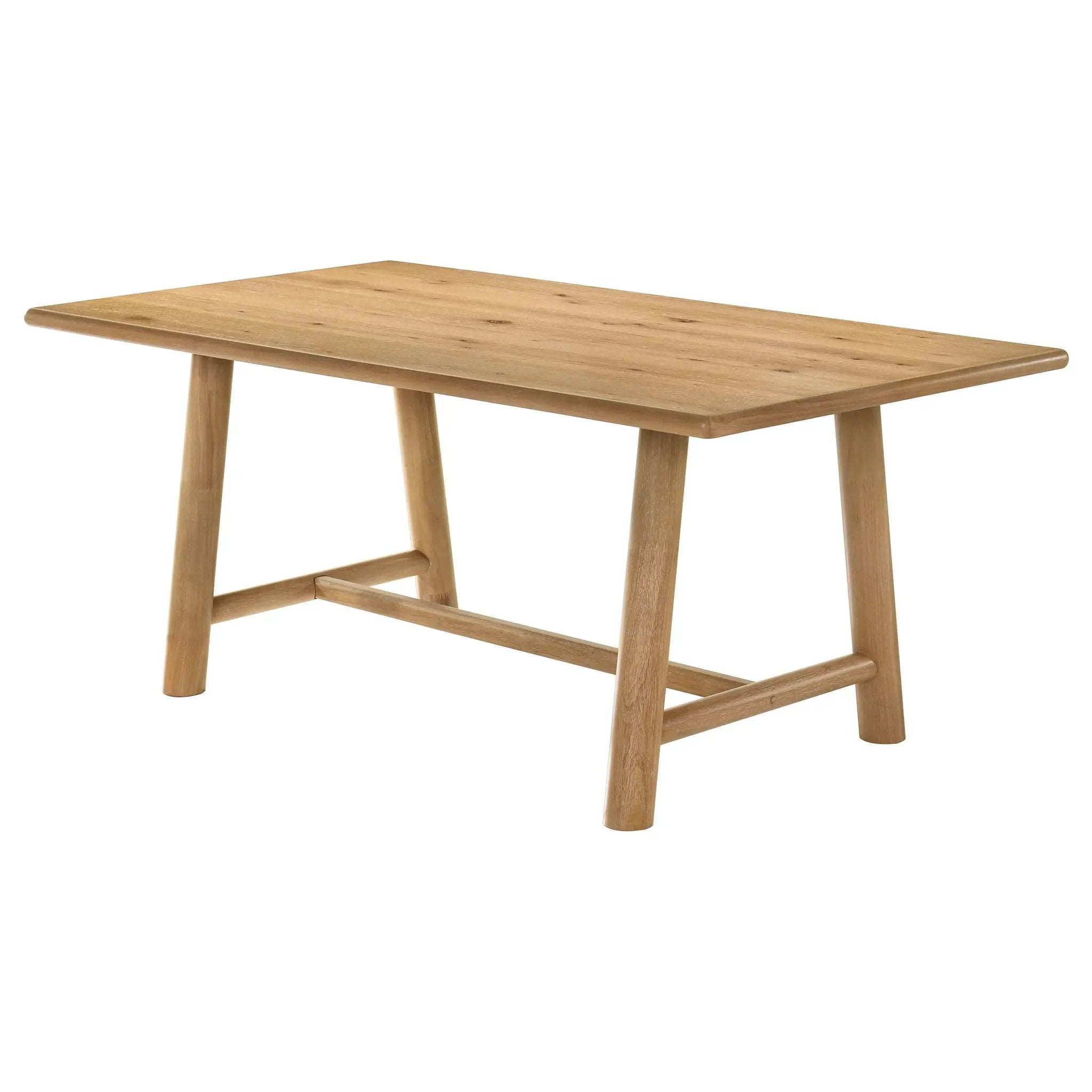 Duncan 71-inch Rectangular Wood Dining Room Table Washed Oak by Unique Piece Furniture