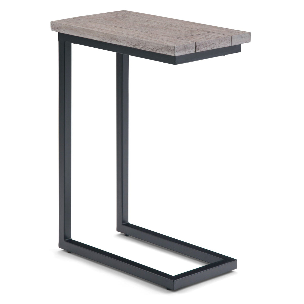 Handcrafted C Side Table with Powder-Coated Metal Base - Multiple Colors, photo 5 of 40
