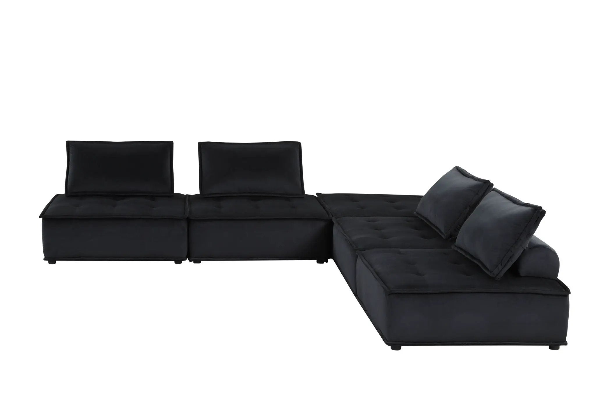Anna - Stylish Sectional Sofa Ottoman by HouseOfZazla