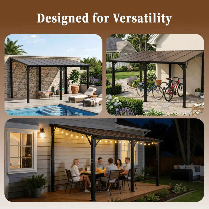14x10 FT Hardtop Gazebo by HouseOfZazla