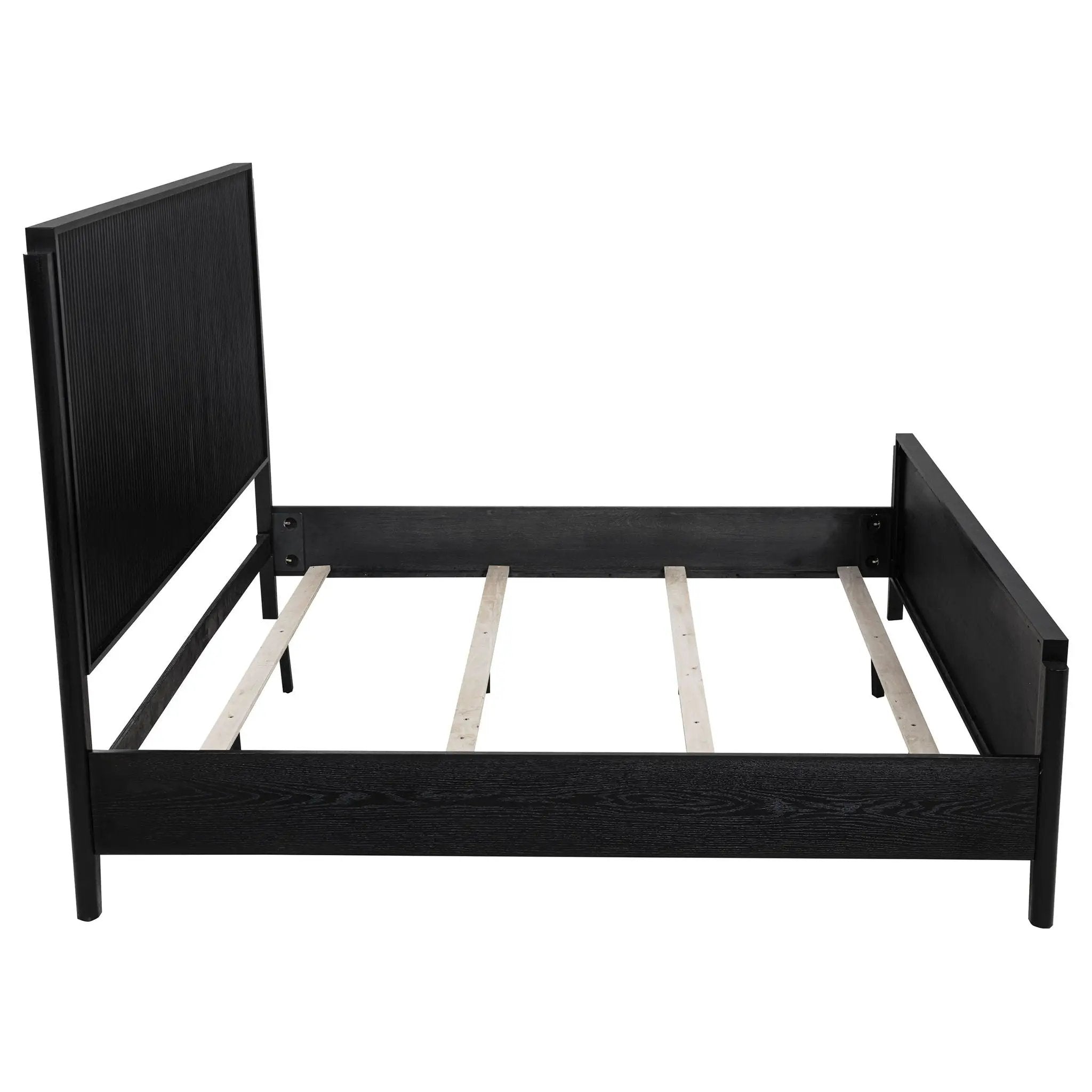 Brookmead Wood Eastern King Panel Bed Black by Unique Piece Furniture