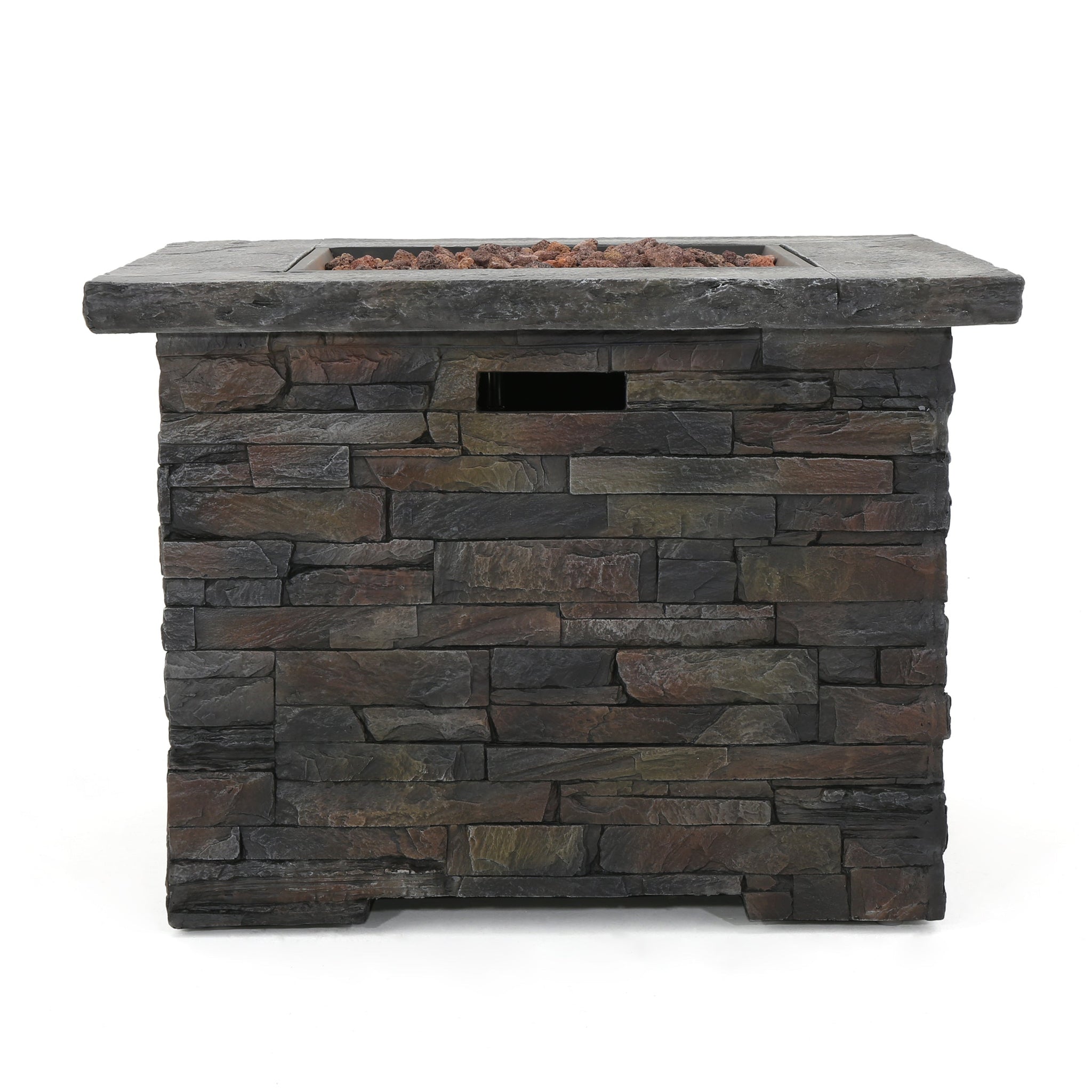 33' SQUARE MGO FIRE PIT - 40000 BTU. by HouseOfZazla
