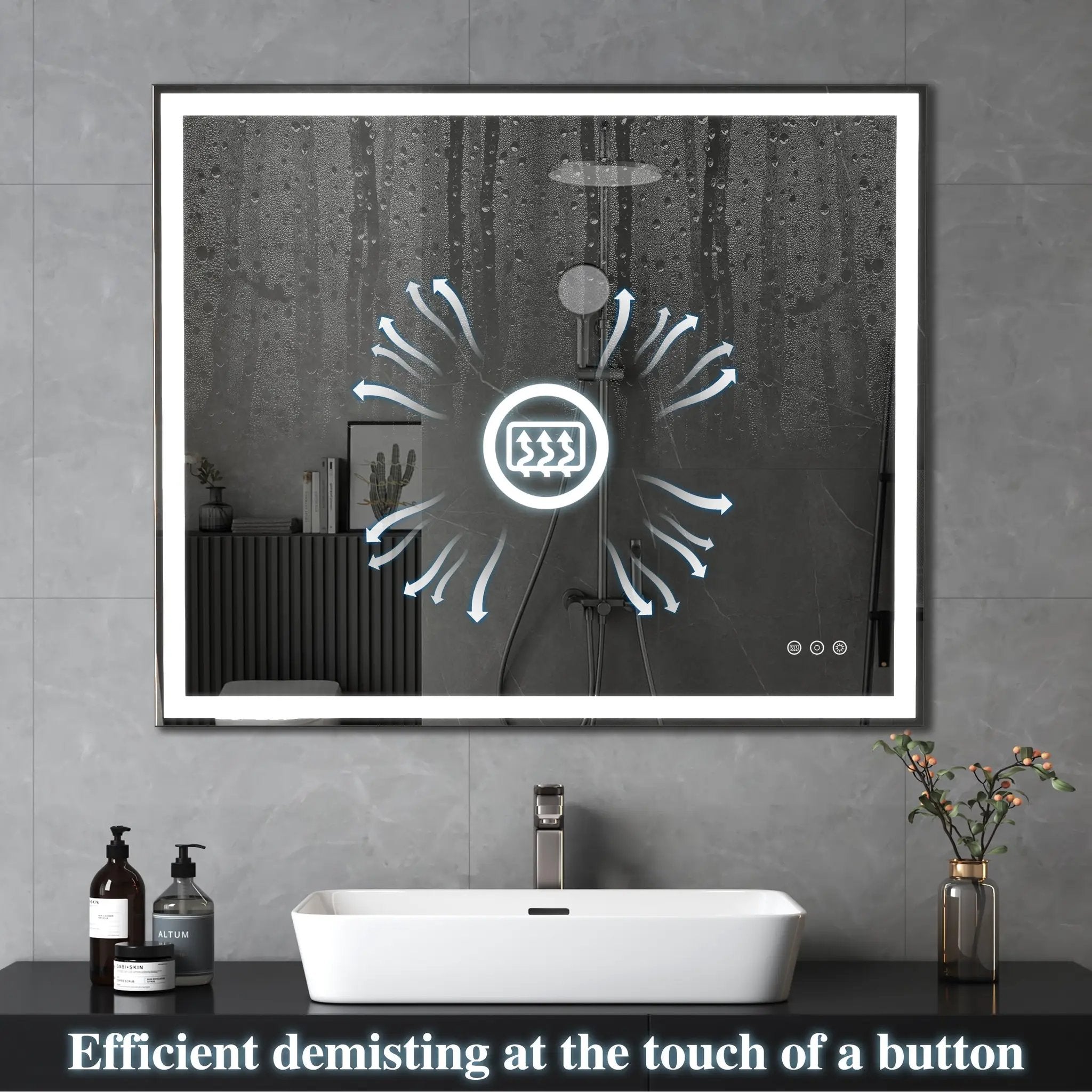 30x36 Inch LED Bathroom Vanity Mirror by HouseOfZazla