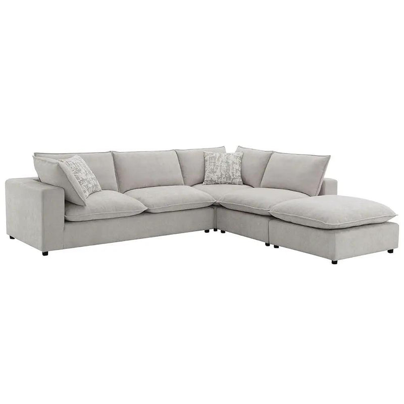Marisa - Modular Ottoman - Beige Boucle by Unique Piece Furniture