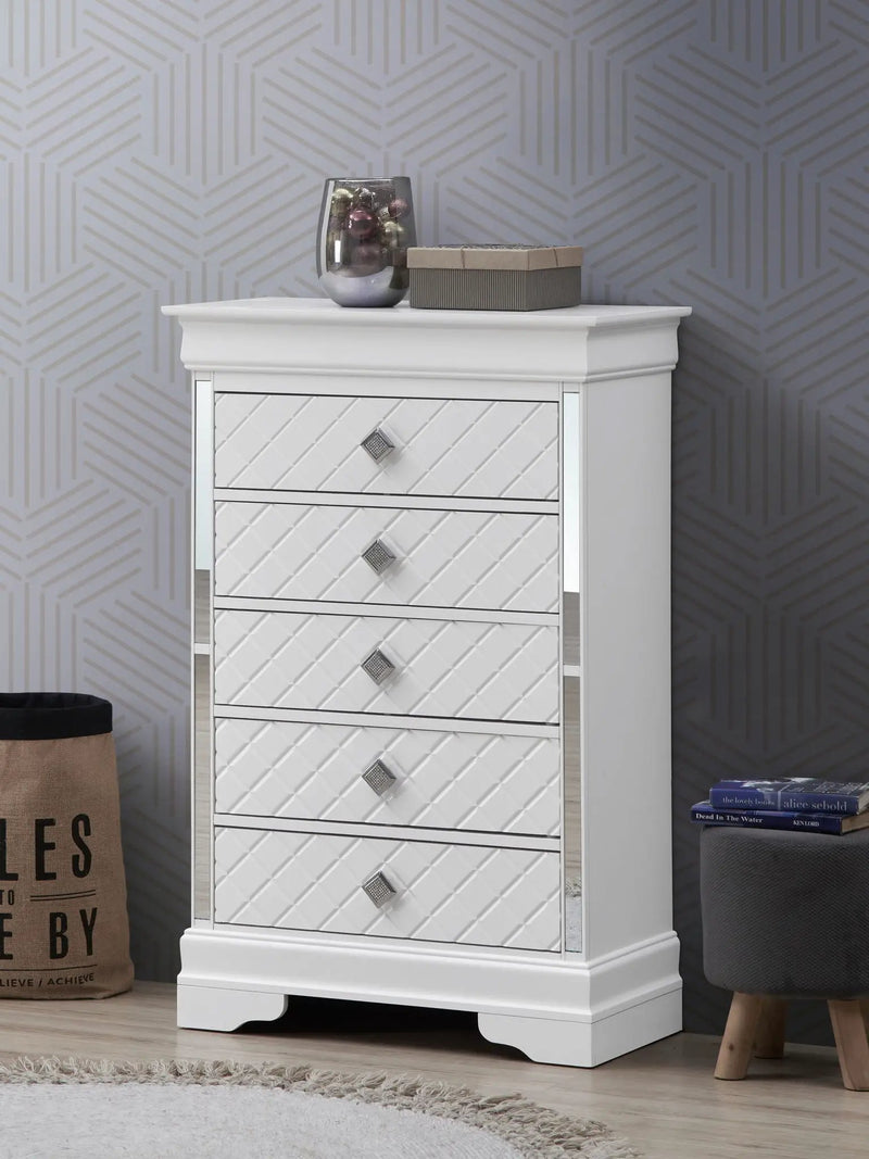 Verona - Chest - Silver Champagne by Unique Piece Furniture