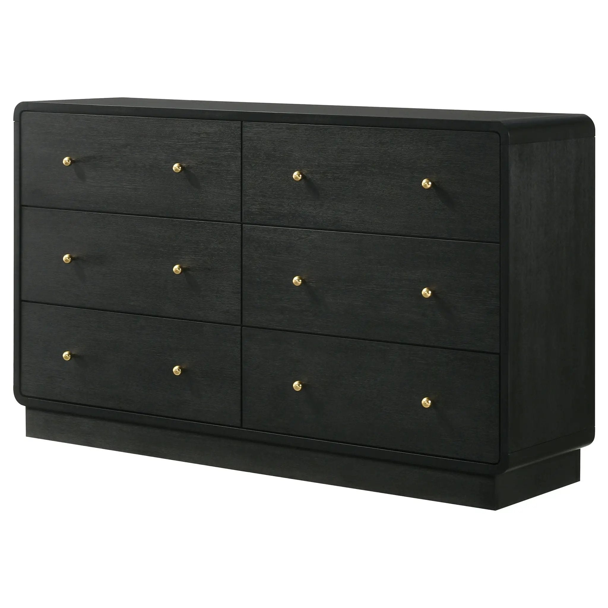 Cavelle 6-drawer Dresser Cabinet Black by Unique Piece Furniture