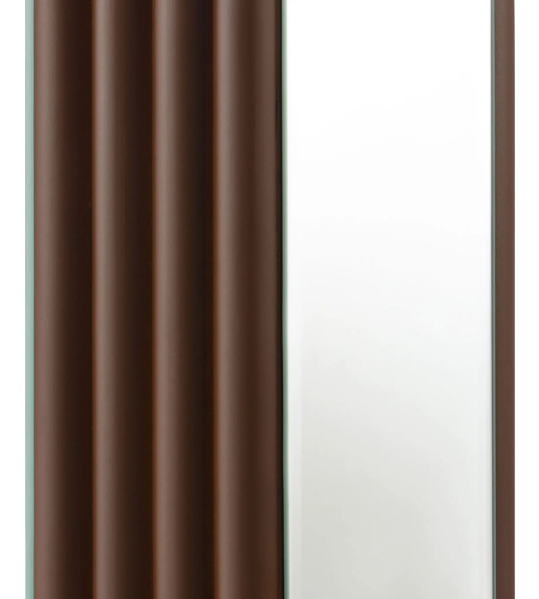 Elena 67-inch Square Tapered Mirrored Floor Lamp Brown by Unique Piece Furniture