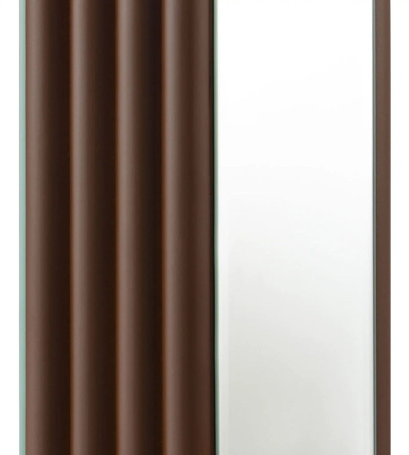 Elena 67-inch Square Tapered Mirrored Floor Lamp Brown by Unique Piece Furniture