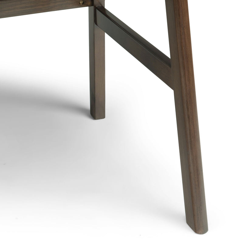 Natural Aged Brown Writing Desk with Integrated Power – Solid Wood, photo 5 of 6