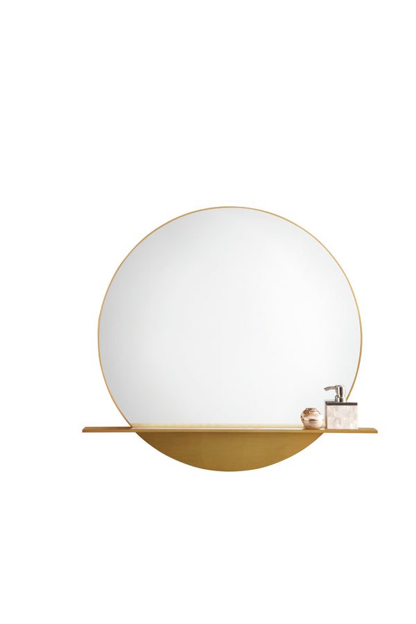 James Martin Platform 36" Mirror, Radiant Gold