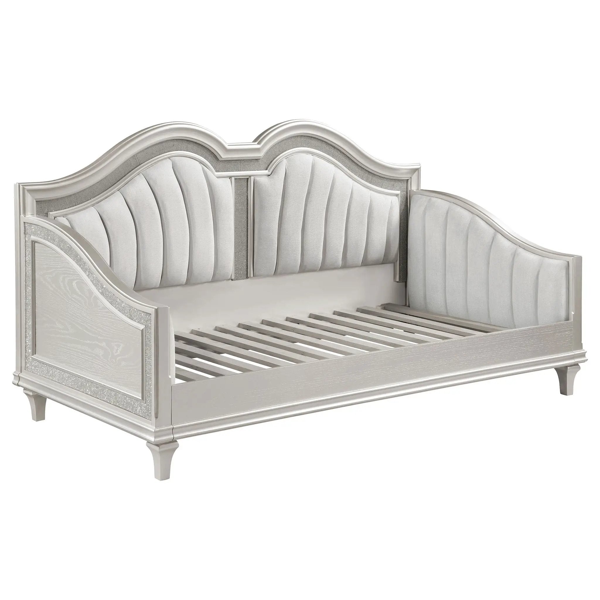Evangeline Upholstered Twin Daybed Silver Oak by Unique Piece Furniture