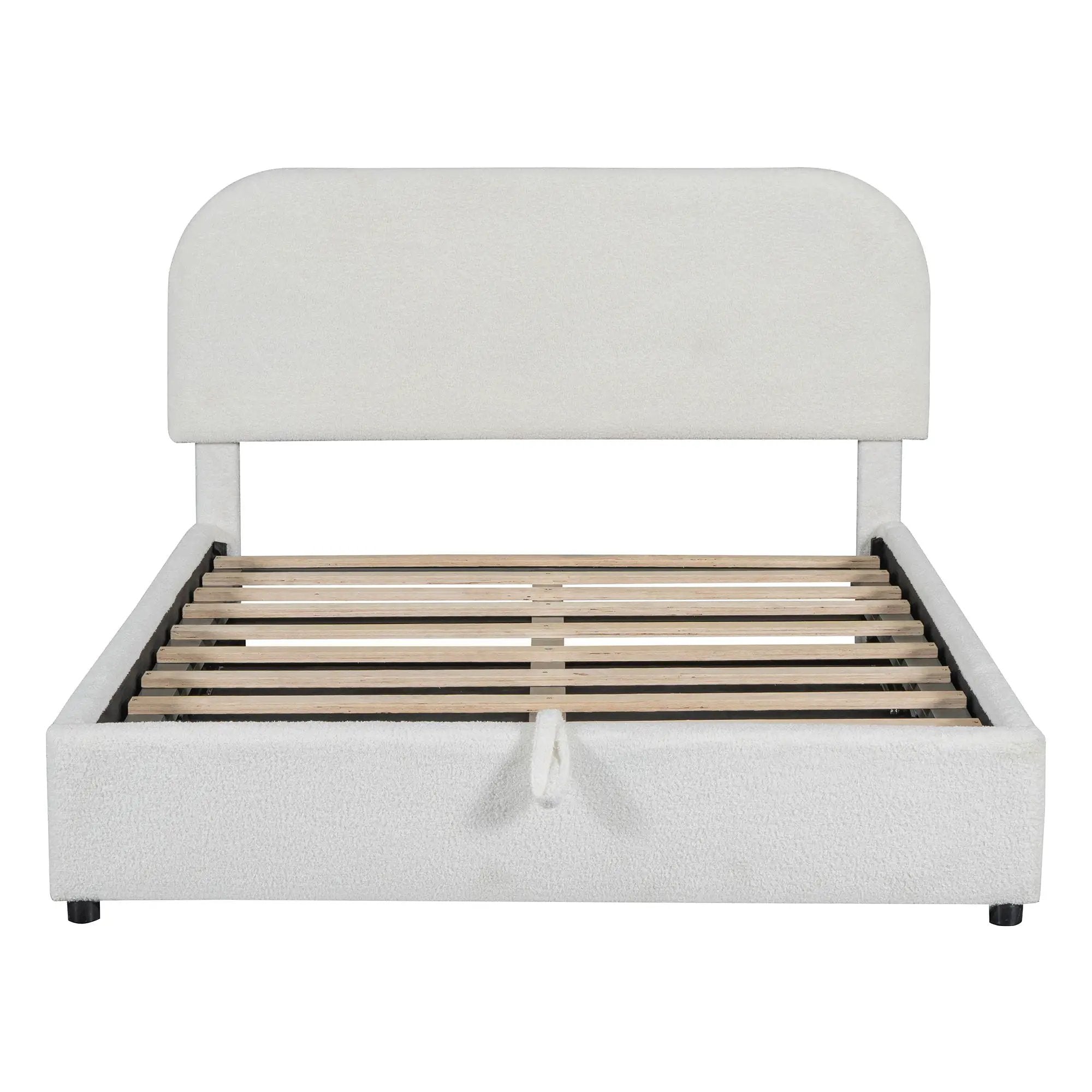 Upholstered Platform Bed With Hydraulic Storage System by HouseOfZazla