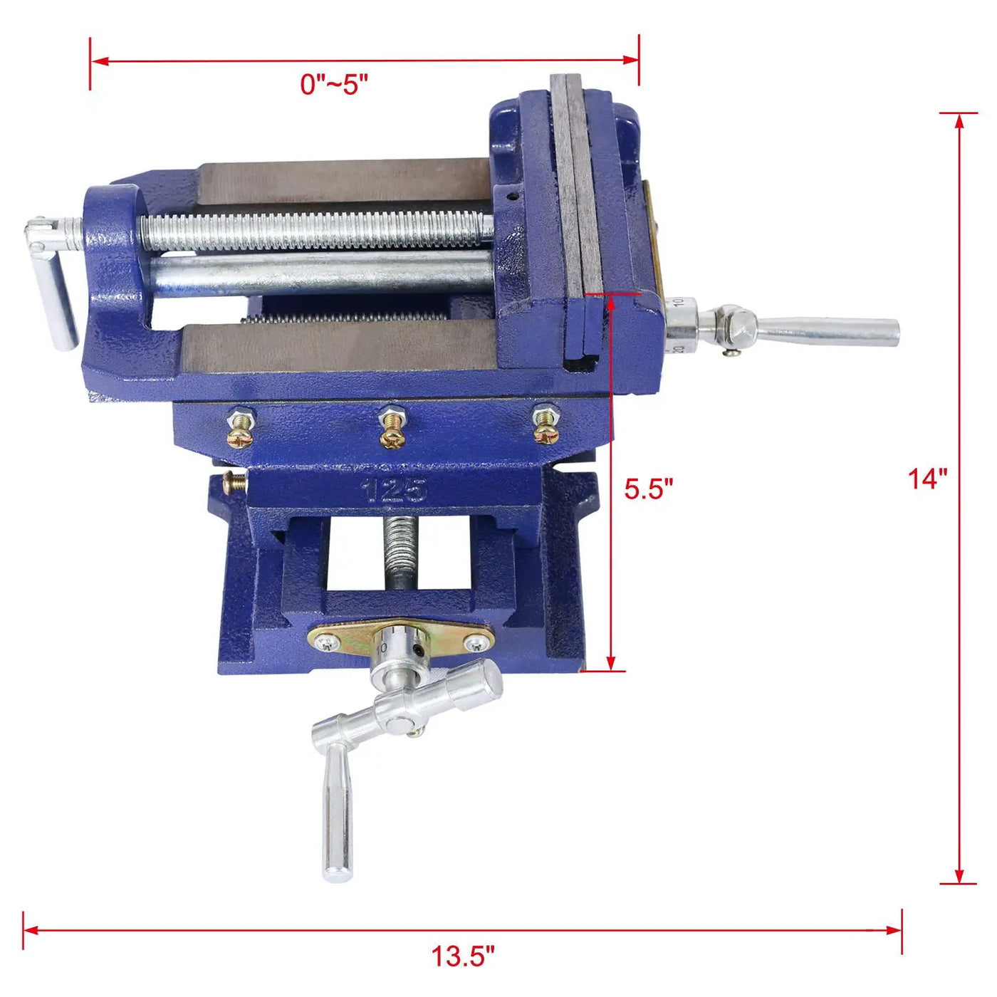 Industrial Quality Cross Slide Vise, Drill Press Metal Milling 2 Way X - Y by HouseOfZazla