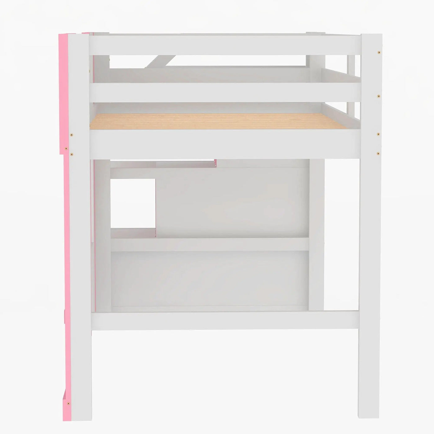 Loft Bed With Storage Staircase And Windows by HouseOfZazla