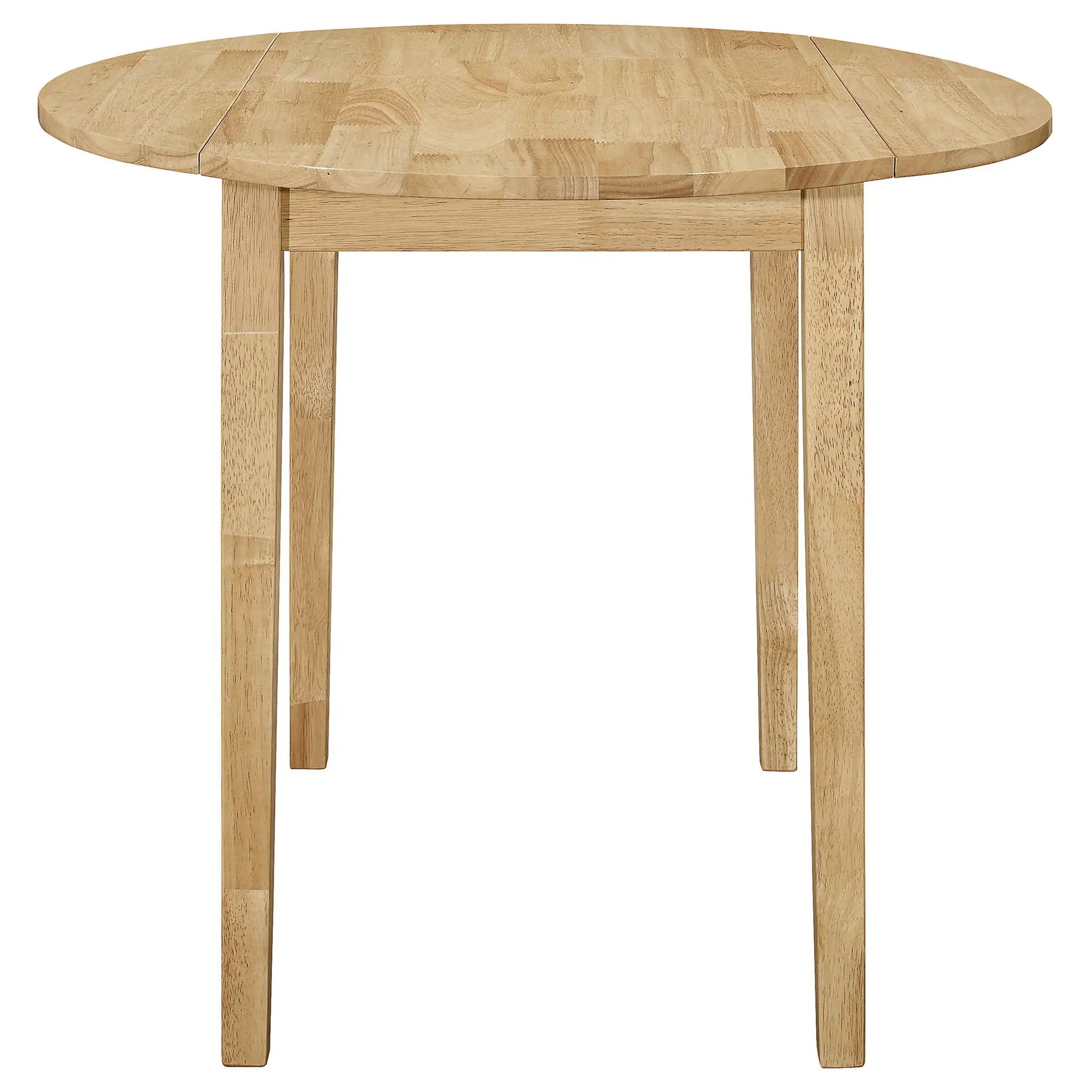 Bucknell 3-piece Round Drop Leaf Dining Table Set Natural by Unique Piece Furniture