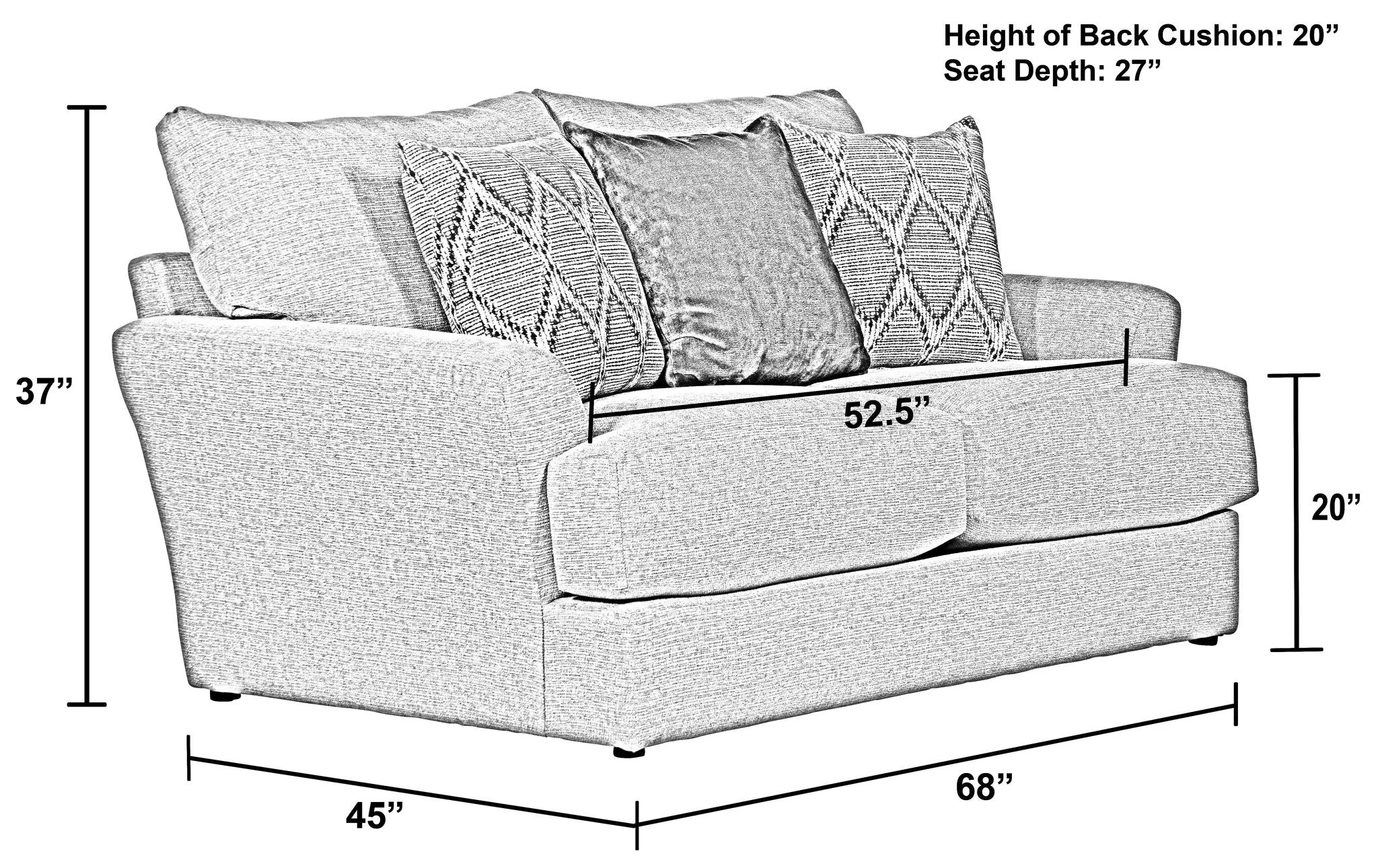 Howell - Loveseat by Unique Piece Furniture